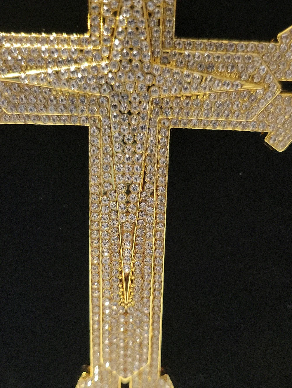 Gold Cross Pendant Necklace - Women Jewelry  20 in